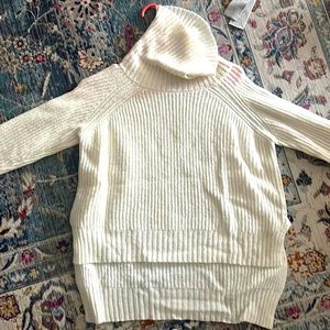 Express white sweater tunic